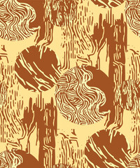 Seamless abstract pattern. Suitable for fabric,  mural, wrapping paper and the like.