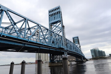 Bridge over harbor in Jacksonville, Florida