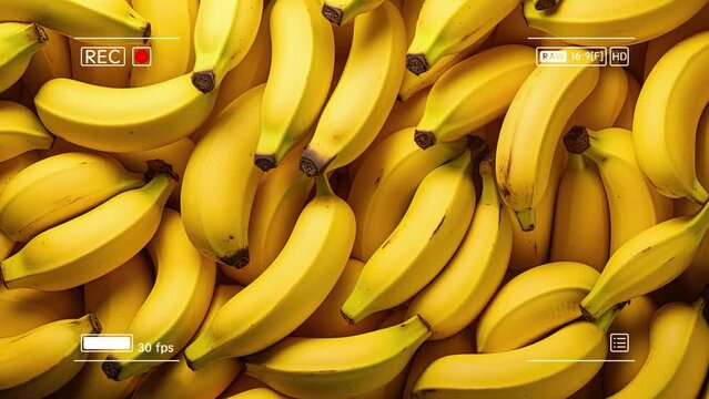 Fresh organic ripe banana fruits. Fresh bananas