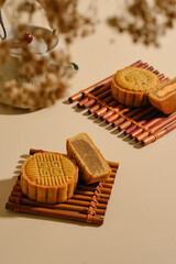 Moon Cake Mid Autumn Festival minimalism conceptual,chinese style