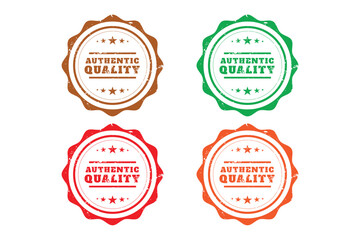 Proven results stamp vector isolated in flat style.