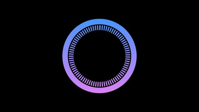Loading progress. Loading Animation Icon on transparent background. Download progress. Preload animation. Animation 4K with Alpha Channel	