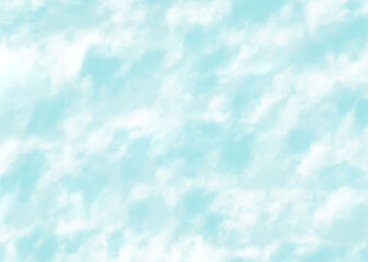 Blue pastel cloudy sky background