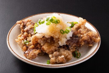 豚ロースの竜田揚げ　おろしポン酢