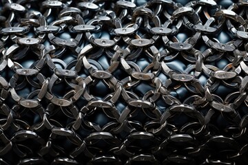 Chainmail Texture Background, Detailed.