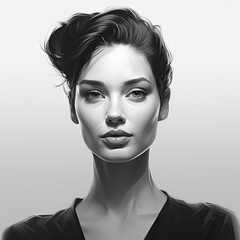 Portrait of a beautiful woman