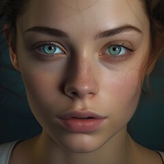 Portrait of a beautiful woman