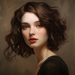 Portrait of a beautiful woman