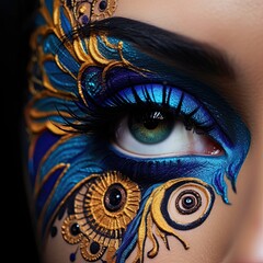 Close up of a woman's eye