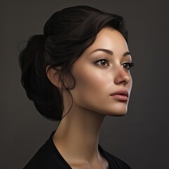 Portrait of a beautiful woman