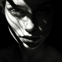 Portrait of a beautiful woman