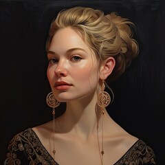 Portrait of a beautiful woman