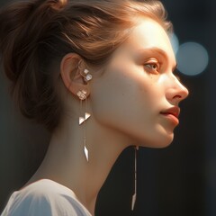 Portrait of a beautiful woman