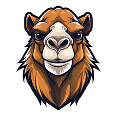 Esport vector logo camel, camel icon, camel head, vector