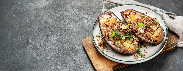 eggplant slices on a plate