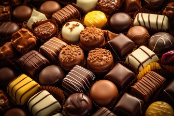 close up of chocolate candy
