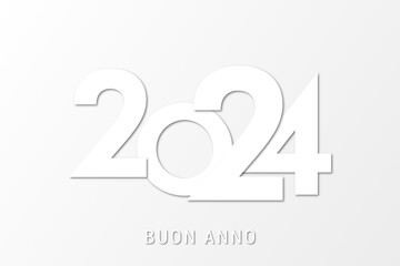 felice anno nuovo - buon anno 2024	