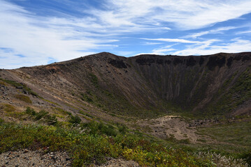 Climbing  Mount Azuma-Kofuji, Fukushima, Japan