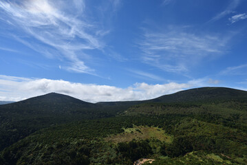 Fototapeta na wymiar Climbing Mount Azuma-Kofuji, Fukushima, Japan