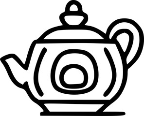 Teapot line icon. linear style sign for mobile concept and web sign, symbol, vector, art