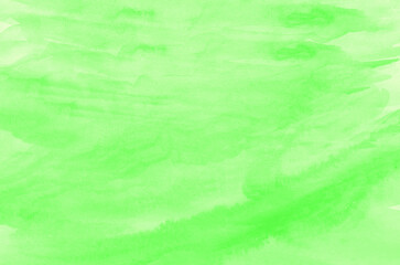Abstract green watercolor background texture