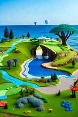 Natur. Generative AI Technologie