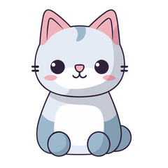 Obraz premium Purrfectly United, Capturing the Global Affection for Cats on International Cat World Day with an Exquisite Outline Vector Illustration