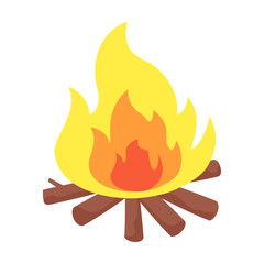 fire on wood with good quality and good design