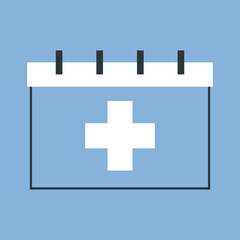 kalendar. the medicine. laboratory. on a white background. vector.