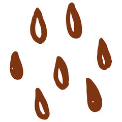 Abstract Dots Scribble