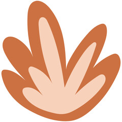 Hand drawn Abstract Botanical