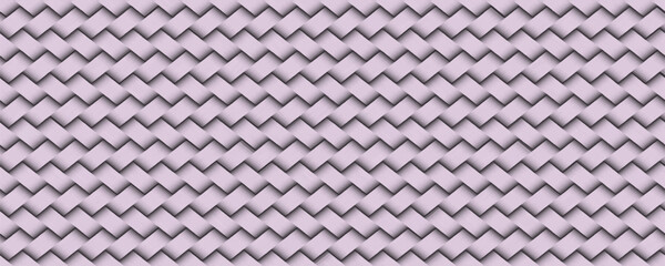 Light pink wicker background. Geometric seamless pattern. Vector illustration