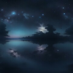 Fototapeta premium night sky with clouds