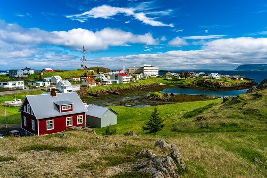 Stykkisholmskirkja, Iceland - Town lookout