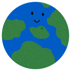 cartoon globe