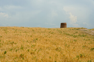 Fototapeta premium Burana Tower Kyrgyzstan. View from the hill. High quality photo