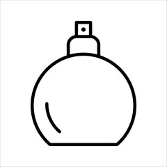 Cologne and Perfume Flat Icon Logo Illustration Vector Isolated. Make Up and Beauty Icon-Set. Suitable for Web Design, Logo, App, and Upscale Your Business.