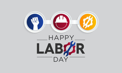Labor Day in the United States of America is observed every year in September, to honor and recognize the American labor movement and their works and contributions. Vector illustration