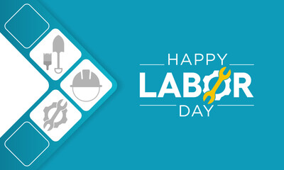 Labor Day in the United States of America is observed every year in September, to honor and recognize the American labor movement and their works and contributions. Vector illustration
