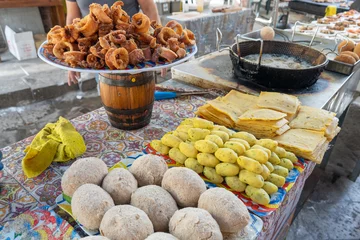 Foto op Plexiglas street food a palermo in sicilia © Marco