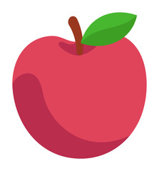 Cute Apple Illustration