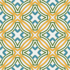 Geometric ornament in ethnic style.Seamless pattern with abstract  shapes.Repeat design for fashion, textile design,  on wall paper, wrapping paper, fabrics and home decor.