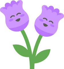 Cute Flower Character Illustration