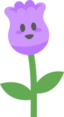 Cute Flower Character Illustration