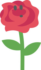 Cute Flower Character Illustration