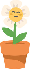 Cute Flower Character Illustration