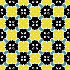 Geometric ornament in ethnic style.Seamless pattern with abstract  shapes, repeat tiles.Repeat design for fashion, textile design,  on wall paper, wrapping paper, fabrics and home decor.