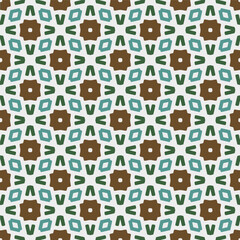 Geometric ornament in ethnic style.Seamless pattern with abstract  shapes.Repeat design for fashion, textile design,  on wall paper, wrapping paper, fabrics and home decor.