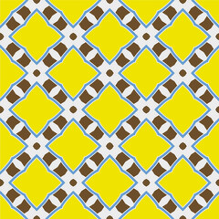 Geometric ornament in ethnic style.Seamless pattern with abstract  shapes.Repeat design for fashion, textile design,  on wall paper, wrapping paper, fabrics and home decor.