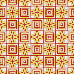 Geometric ornament in ethnic style.Seamless pattern with abstract  shapes.Repeat design for fashion, textile design,  on wall paper, wrapping paper, fabrics and home decor.